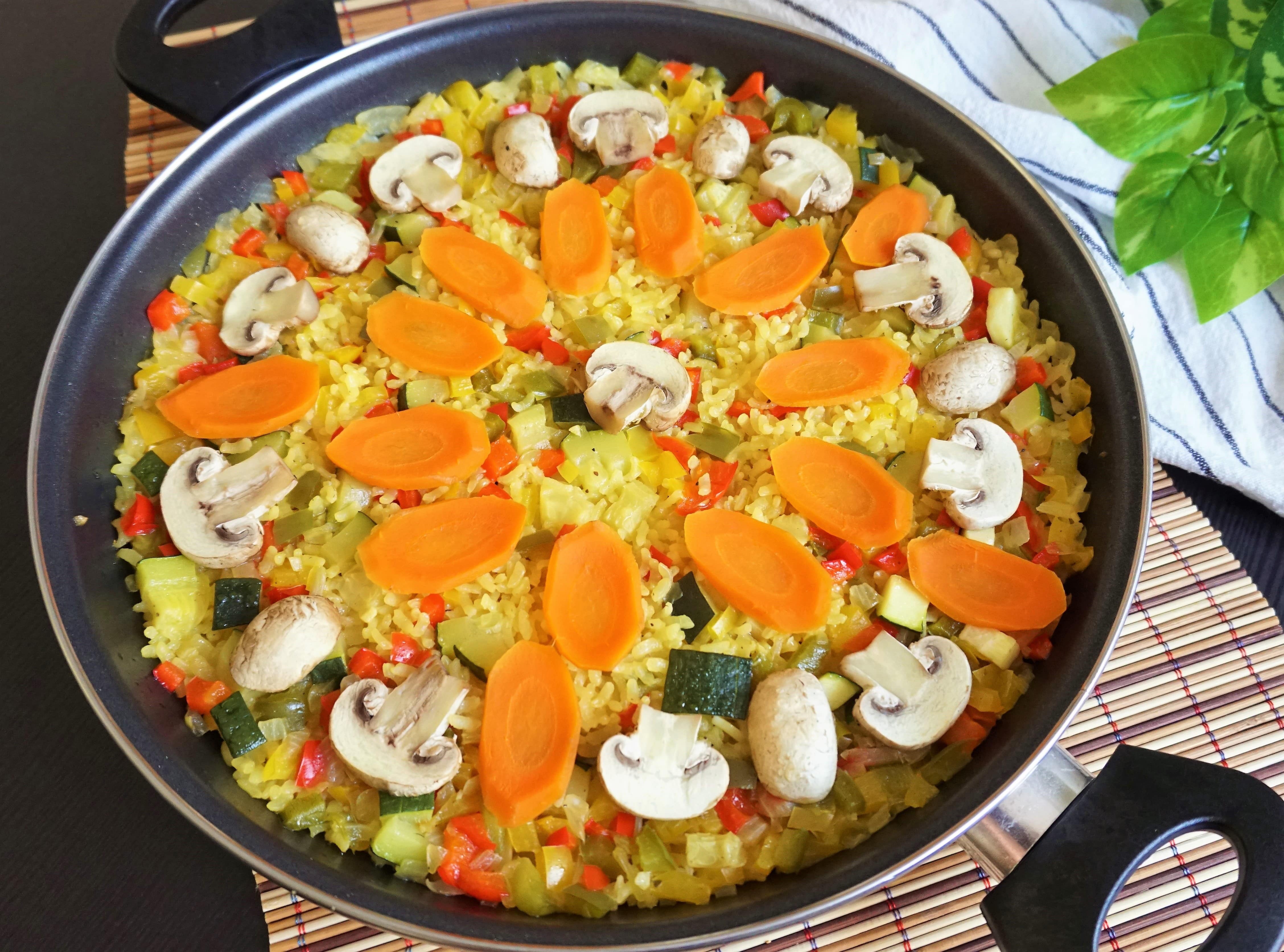 Spanish Vegetable Paella Recipe